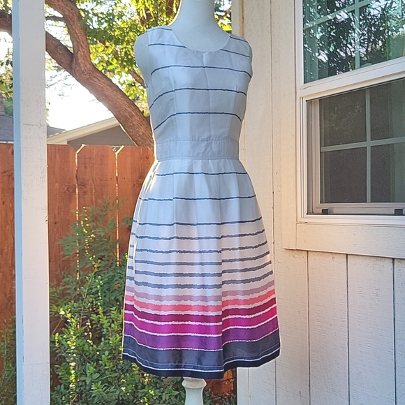 O.A.M.C. Striped Sleeveless Satin Mini Dress - Picture 9 of 9